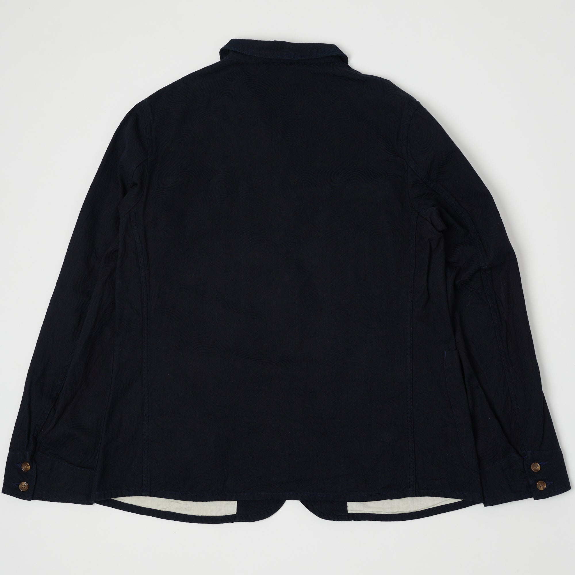 Spellbound Spiral Fabric Blazer - Indigo