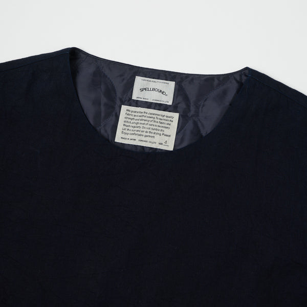 Spellbound 48-578T Quilted Pocket Pullover - Navy