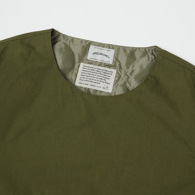 Spellbound 48-578T Quilted Pocket Pullover - Olive