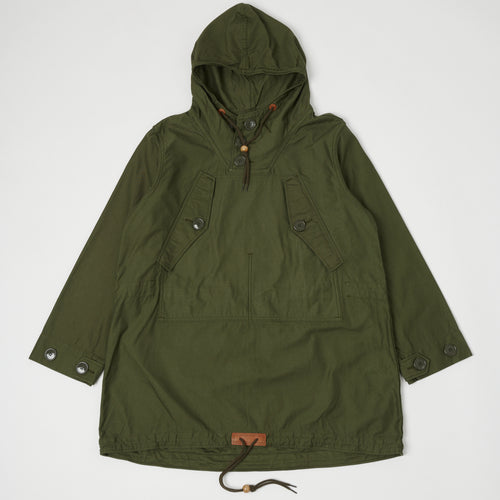 Spellbound Canvas Smock Jacket - Army Green