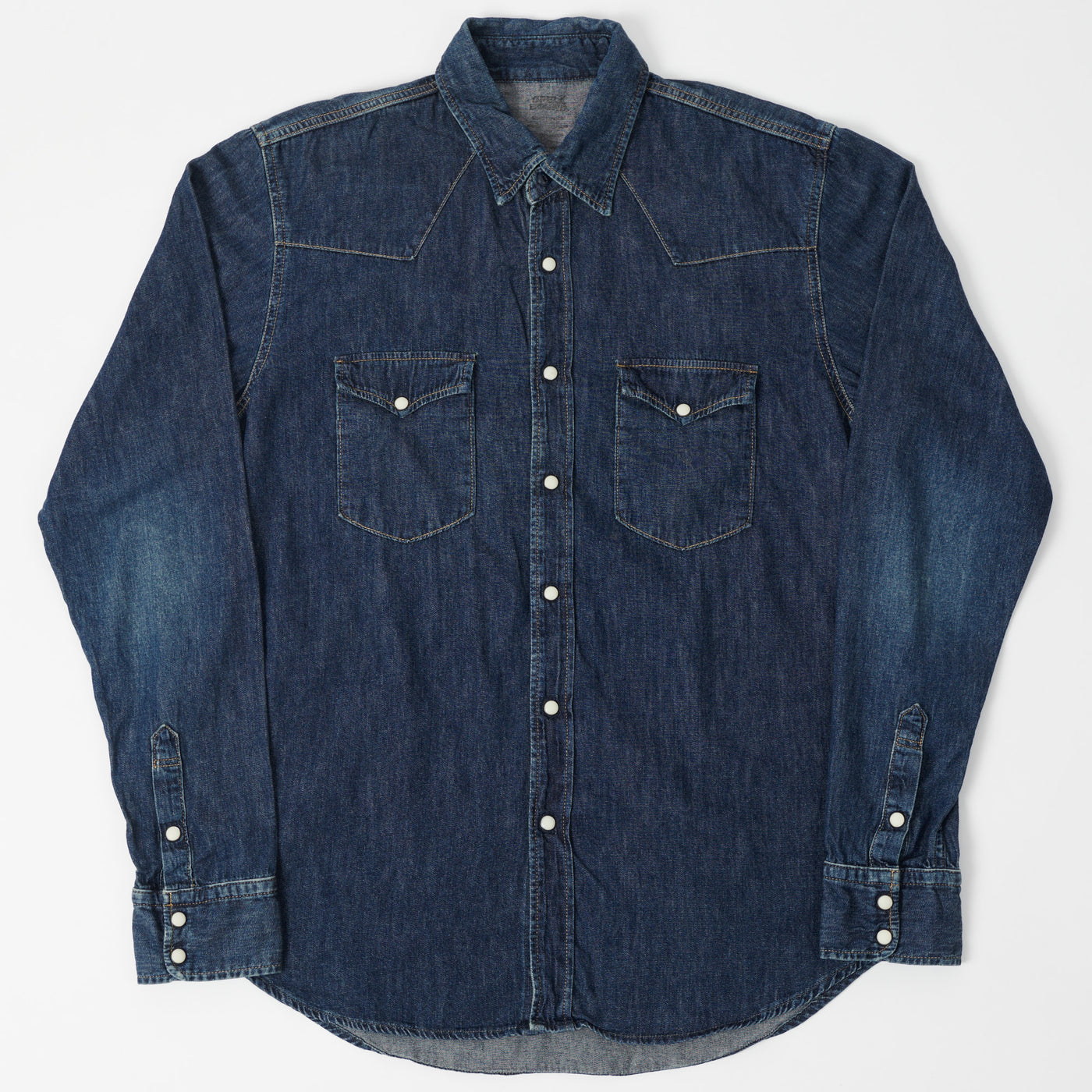 Spellbound 6oz Denim Western Shirt - Dark Wash