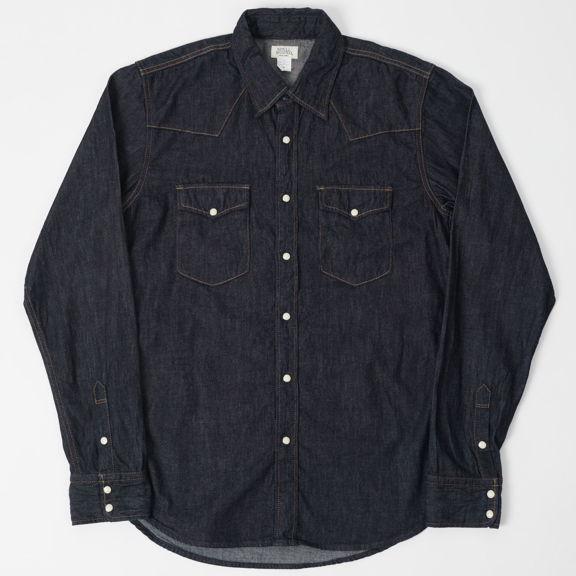 Spellbound 6oz Denim Western Shirt - Rinsed