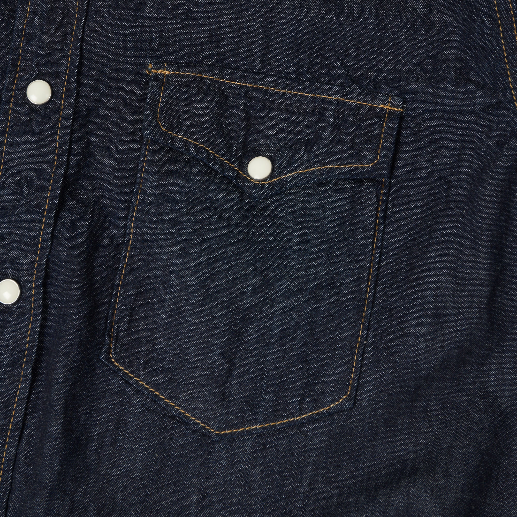 Spellbound 6oz Denim Western Shirt - Rinsed