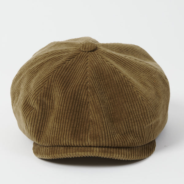 Stetson 6841107-7 Hatteras Corduroy Flat Cap - Brown