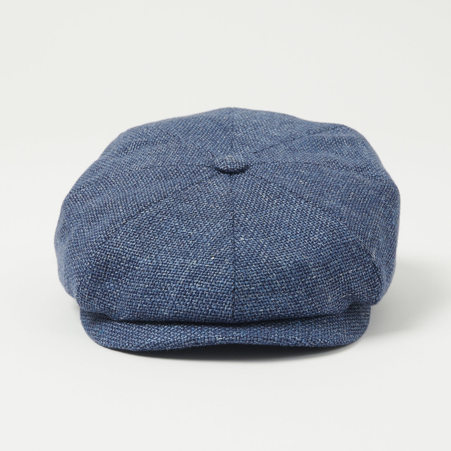 Stetson Hatteras 'Ellington' Wool/Linen Flat Cap - Blue Mottled