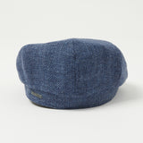 Stetson Hatteras 'Ellington' Virgin Wool/Linen Flat Cap - Blue Mottled