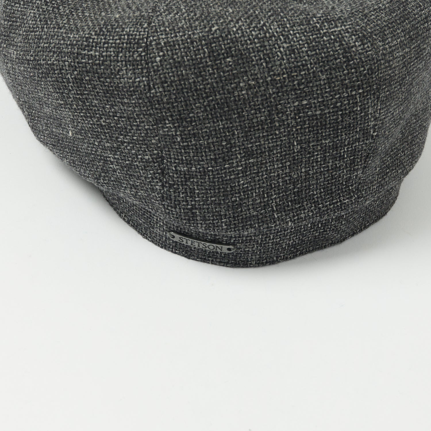 Stetson Hatteras 'Ellington' Wool/Linen Flat Cap - Charcoal