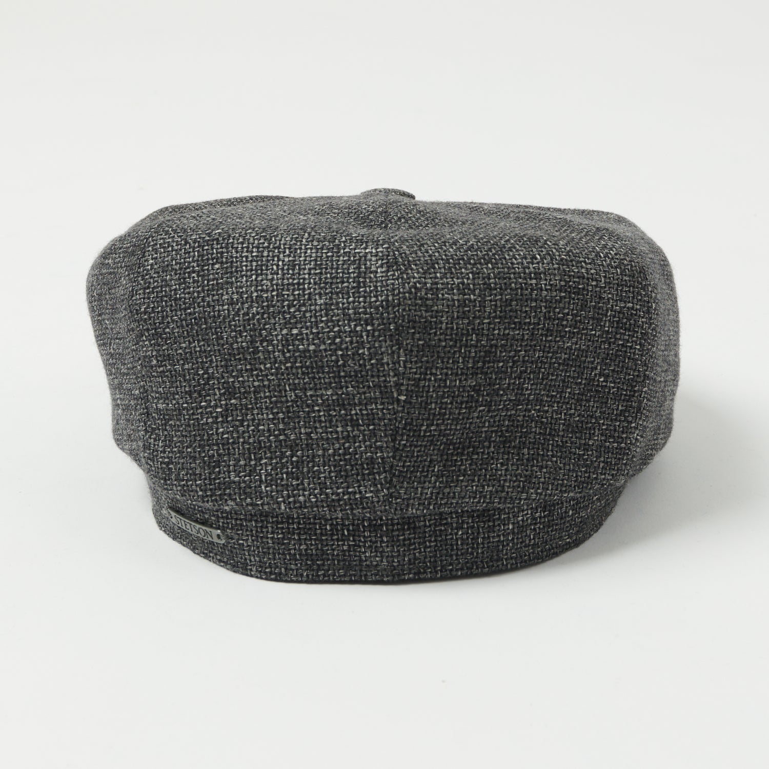 Stetson Hatteras 'Ellington' Wool/Linen Flat Cap - Charcoal