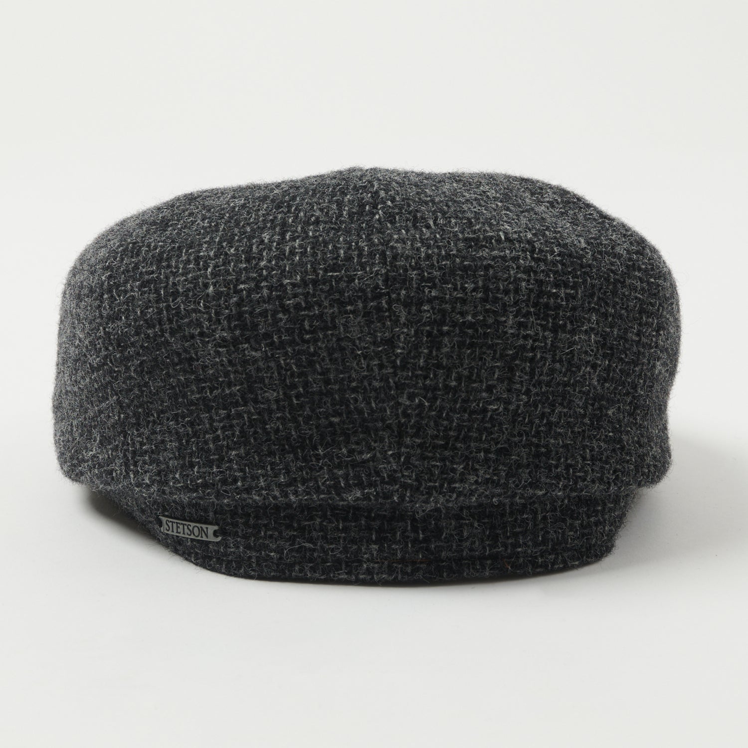 Stetson Hatteras Wool Flat Cap - Blue Melange