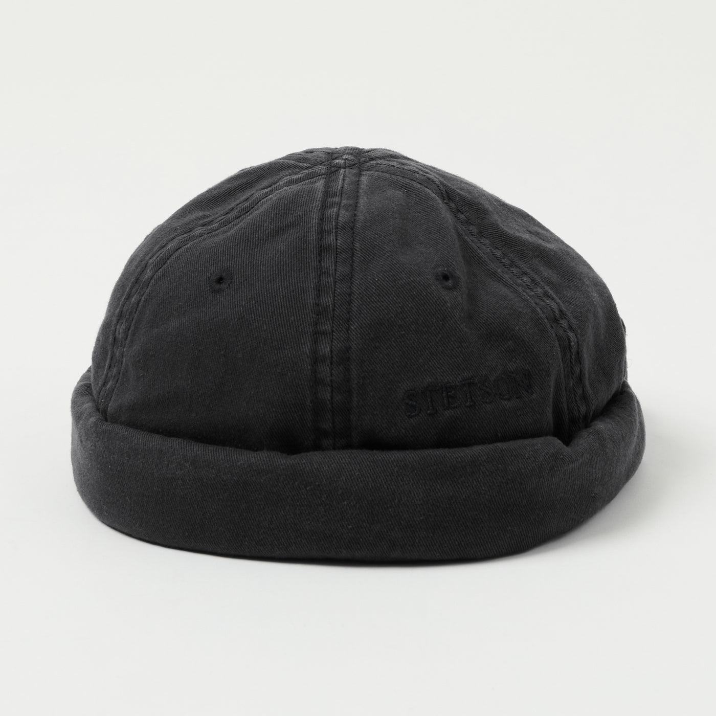 Stetson Cotton Docker Cap - Black
