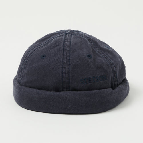 Stetson Cotton Docker Cap - Navy