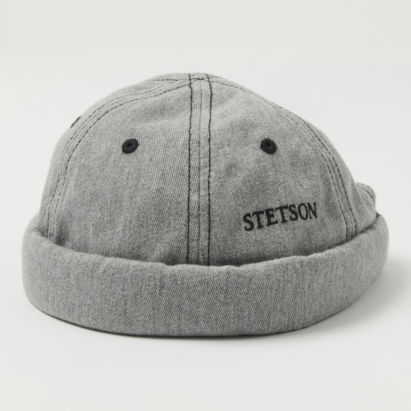 Stetson 8831103-31 Cotton Melange Docker Cap - Steel
