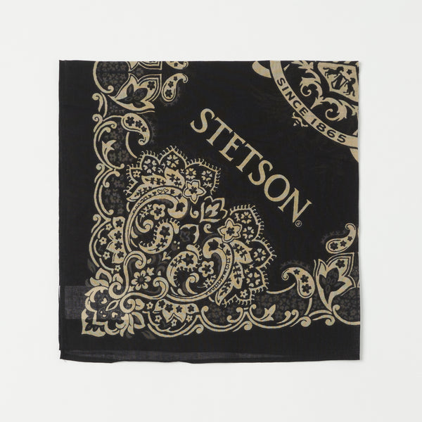 Stetson Cotton Bandana - Black