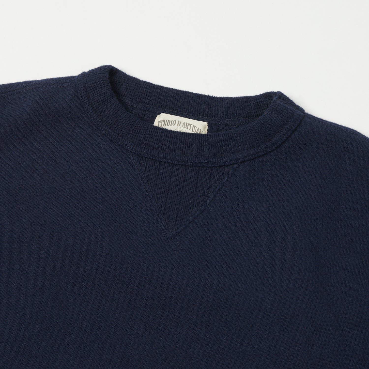 Studio D'artisan 9614 Loopwheel Sweatshirt - Navy | SON OF A STAG