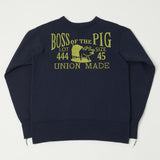 Studio D'artisan 'Boss of the Pig' Sweatshirt Navy