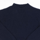 Smith Sato Suzuki Kariya High Neck Knit Sweater - Navy