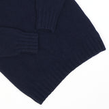 Smith Sato Suzuki Kariya High Neck Knit Sweater - Navy