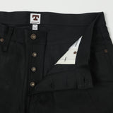 Tellason Gustave Japanese Selvedge Slim Tapered 13.25oz Jeans - Black