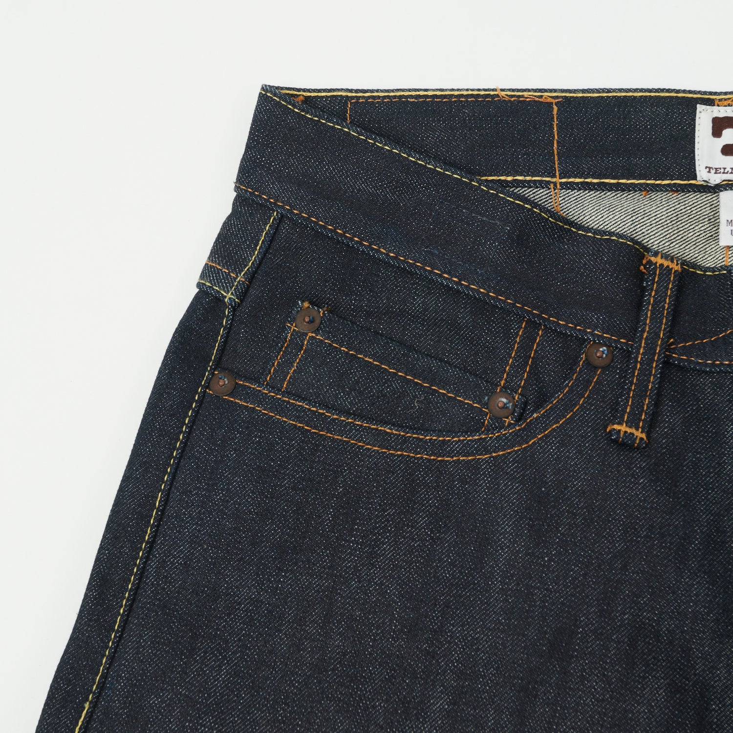 Tellason John Graham Mellor 16.5oz Slim Straight Jean - Cone Mills