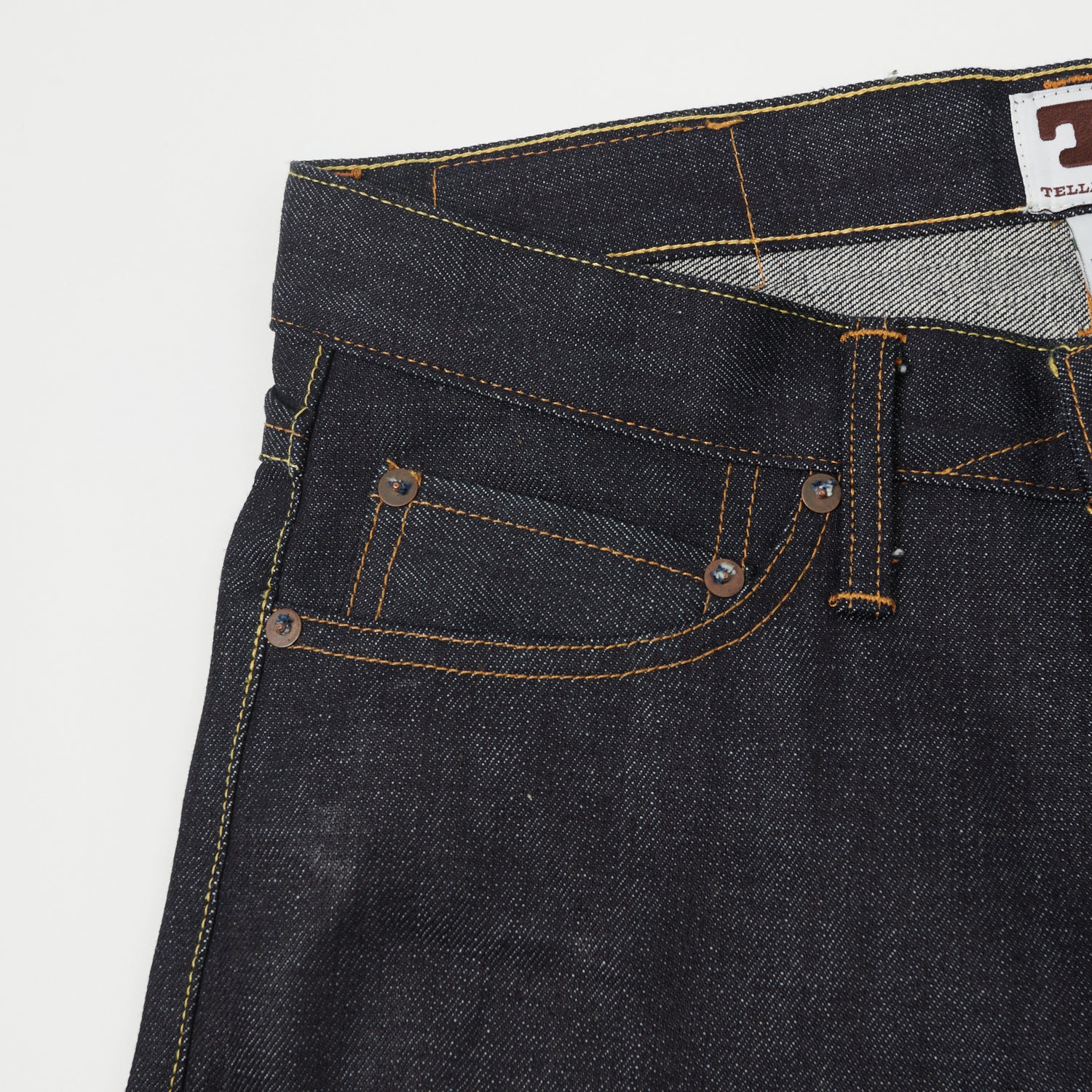Tellason Ladbroke Grove 14.75oz Slim Tapered Jean - Cone Mills