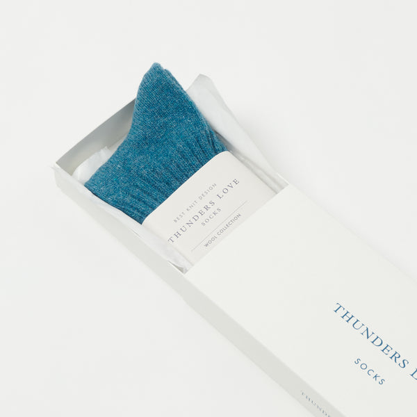 Thunders Love 'Wool Collection' Socks - Indigo Blue
