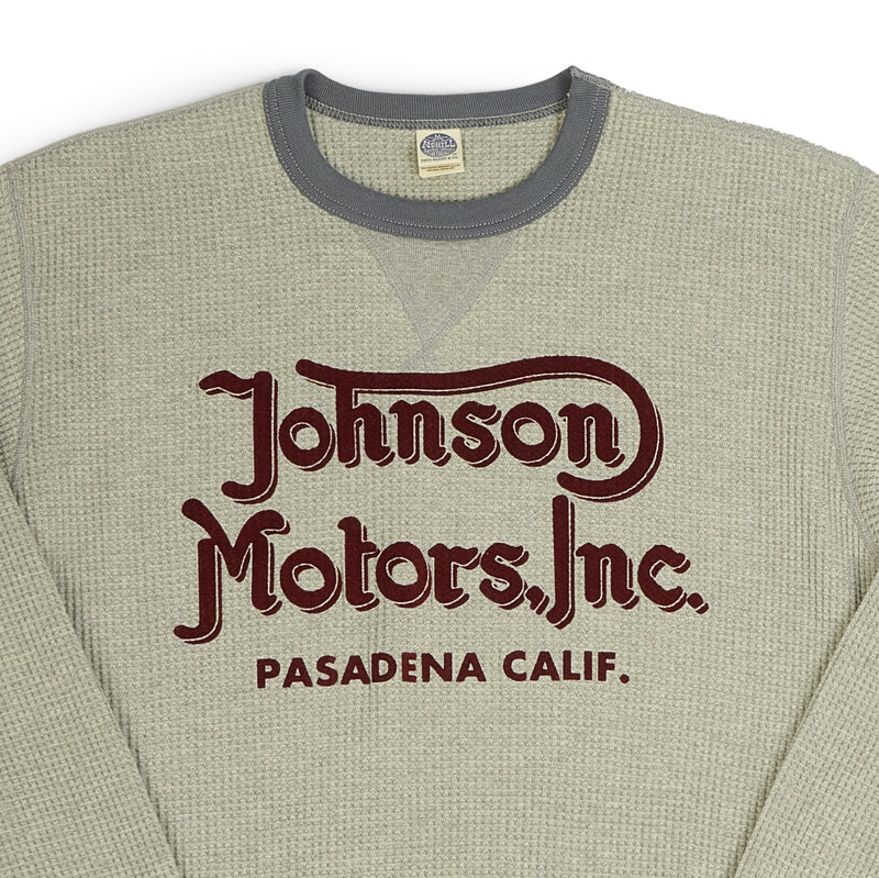 TOYS McCOY TMC2058 'Johnson Motors' Waffle Knit Sweatshirt - Ash