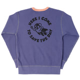 TOYS McCOY 'Mighty Mouse' Big Waffle Crew Neck Sweatshirt - Purple