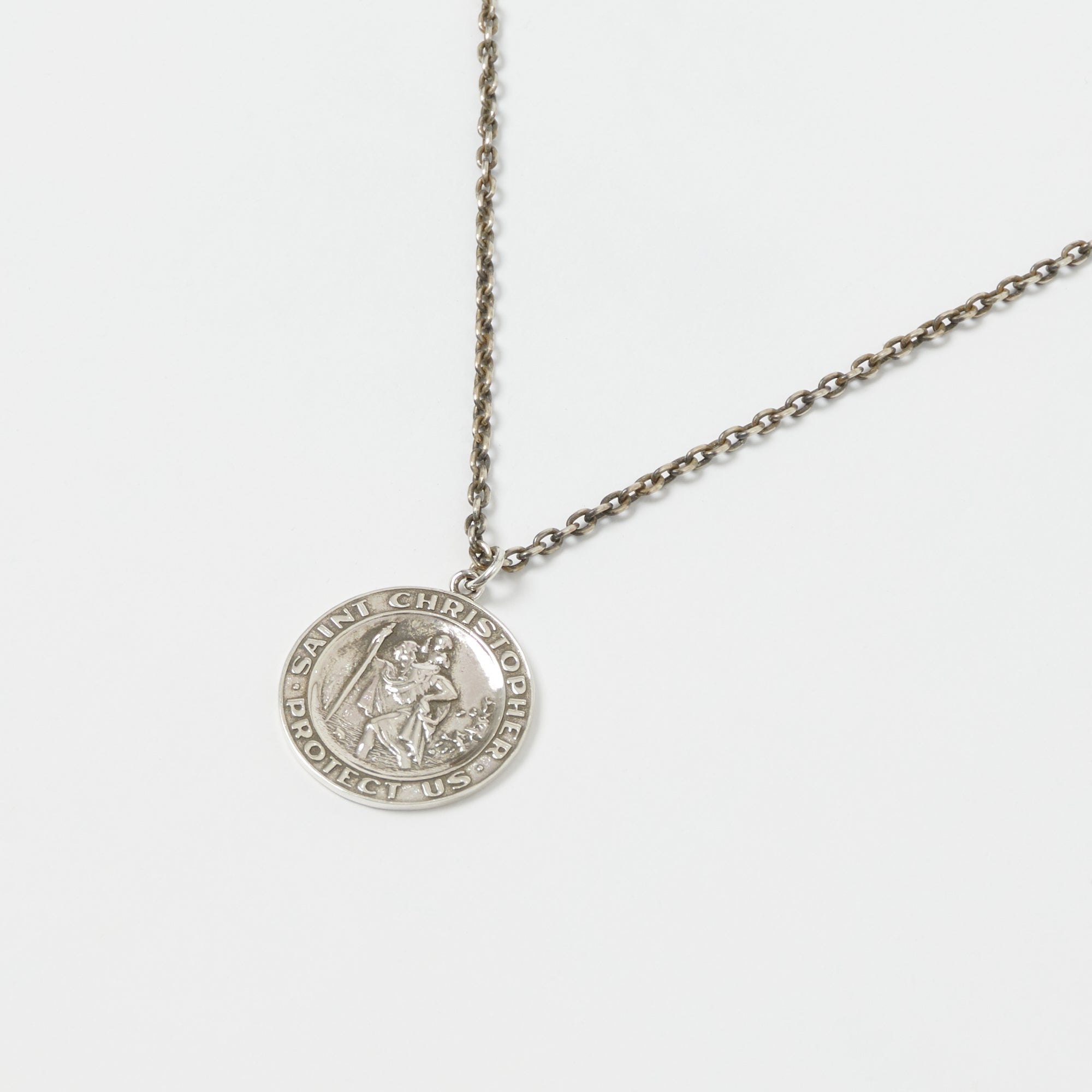 【希少】TOYS McCOY STEAVE MCQUEEN ネックレス TOYS McCOY Men's Sterling Silver St. Christopher Necklace