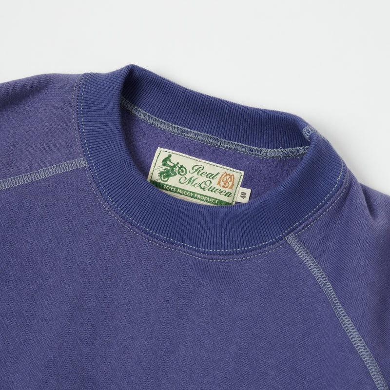 TOYS McCOY Steve McQueen Cut Off Sweatshirt Faded Blue SON OF