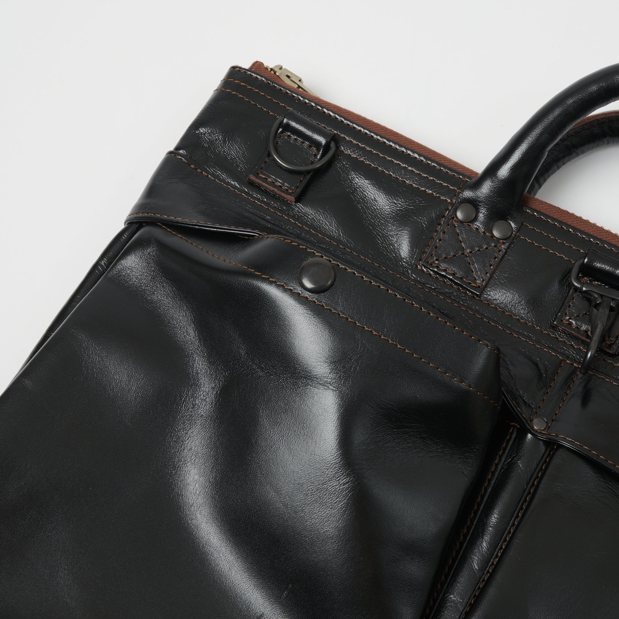 TOYS McCOY U.S. Air Force Leather Helmet Bag - Black