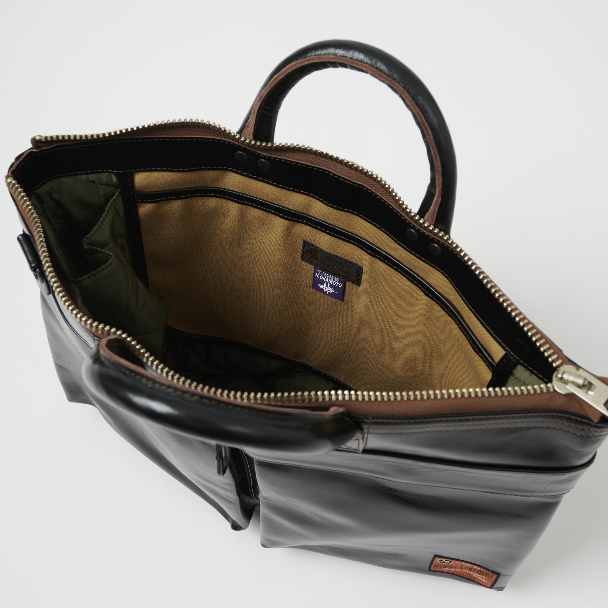 TOYS McCOY U.S. Air Force Leather Helmet Bag - Black