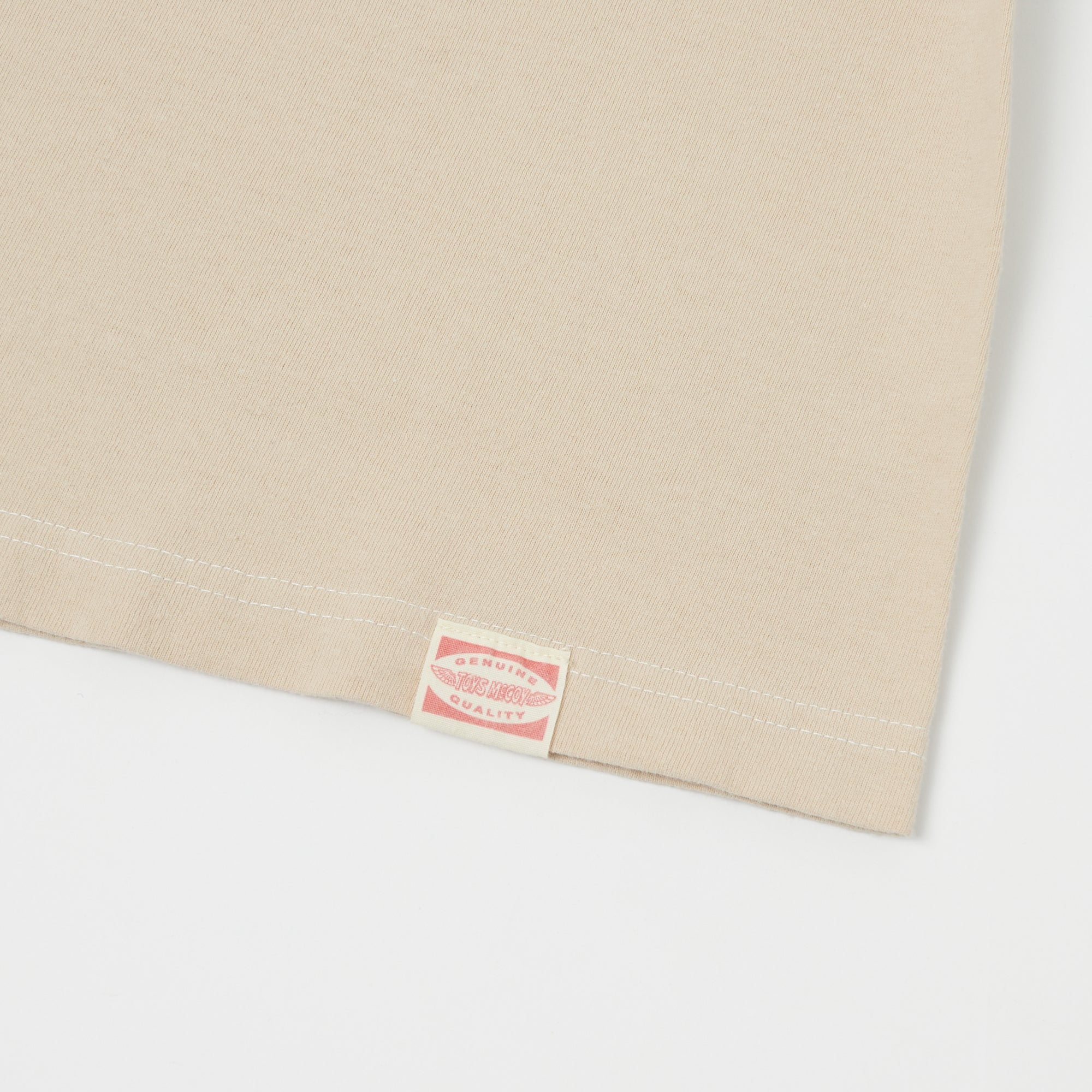 TOYS McCOY Raglan Sleeve Baseball T-Shirt - Ivory/Black