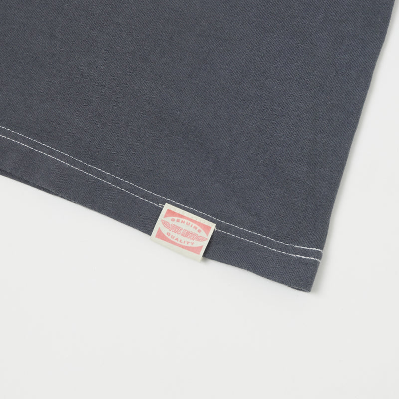 TOYS McCOY Raglan Sleeve Baseball Tee - Graphite Grey/Black