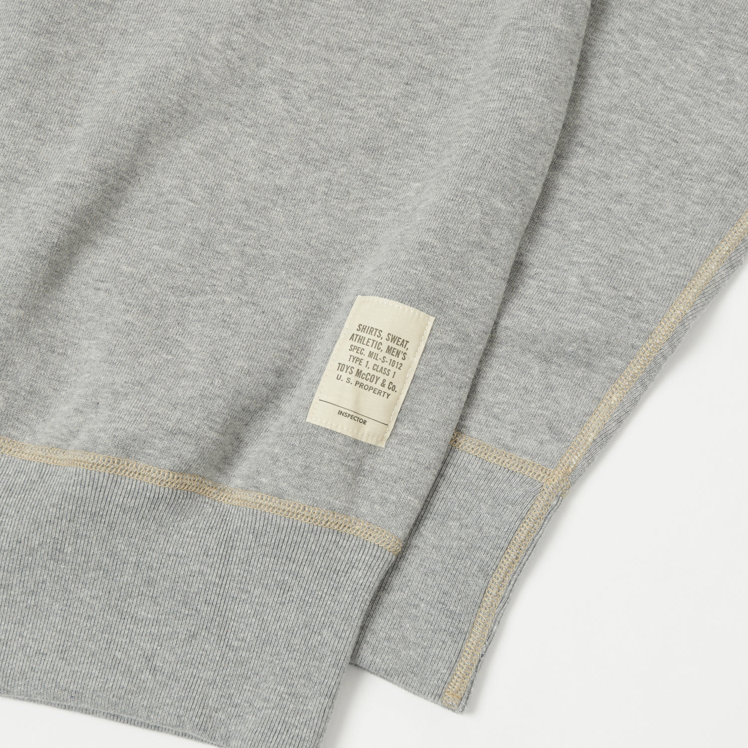 TOYS McCOY Set-in Sleeve Sweatshirt - Grey