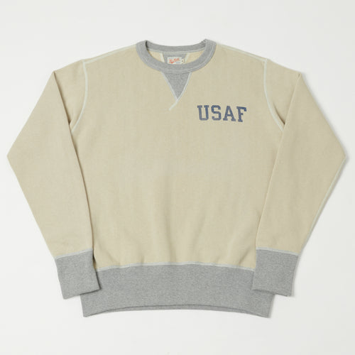TOYS McCOY U.S.A.F Print Sweatshirt - Sand