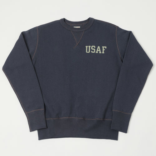 TOYS McCOY U.S.A.F Print Sweatshirt - Navy Grey