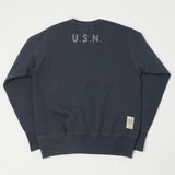 TOYS McCOY USN Print Sweatshirt - Navy Grey