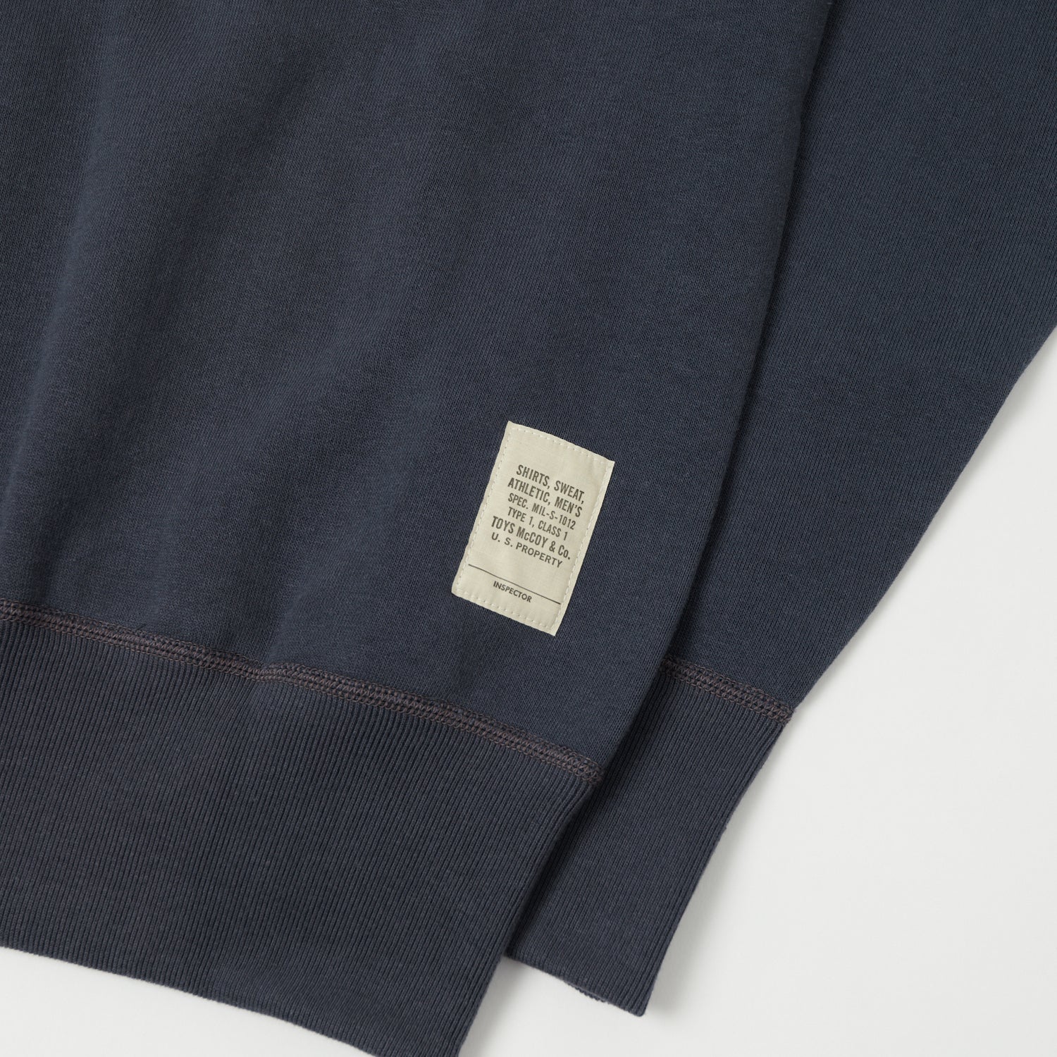 TOYS McCOY U.S.N Print Sweatshirt - Navy Grey