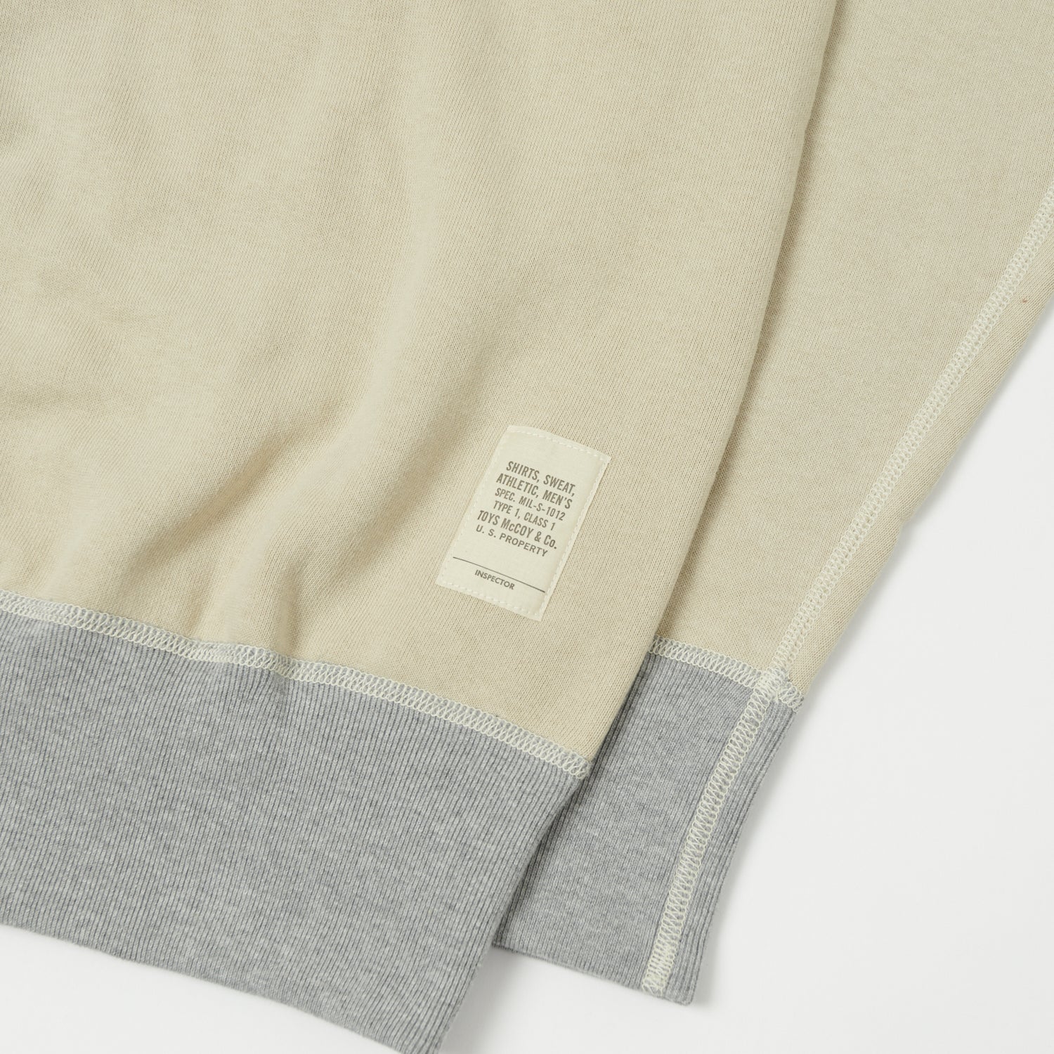 TOYS McCOY U.S.N Print Sweatshirt - Sand