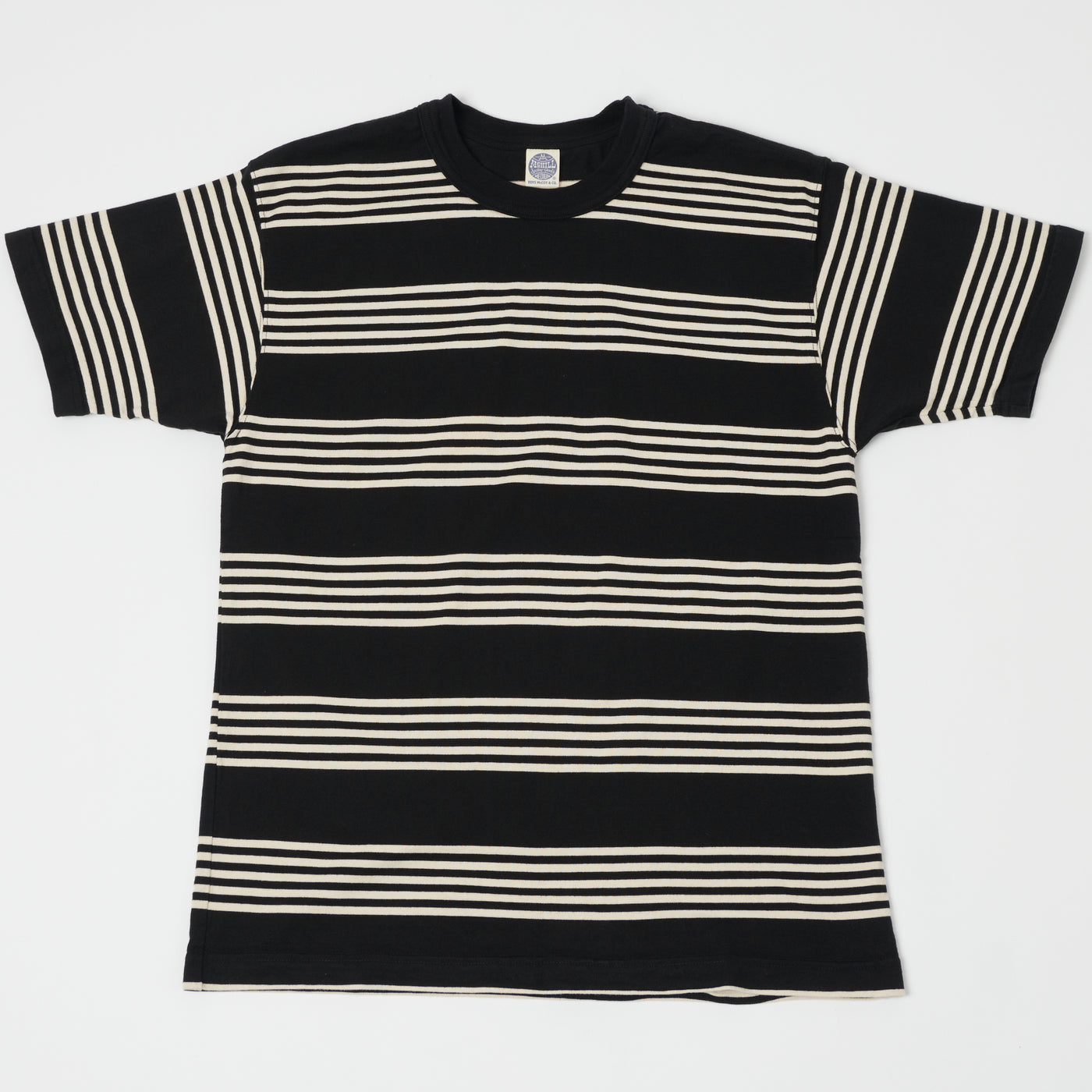 TOYS McCOY Multi Bordered T-Shirt - Ivory/Black