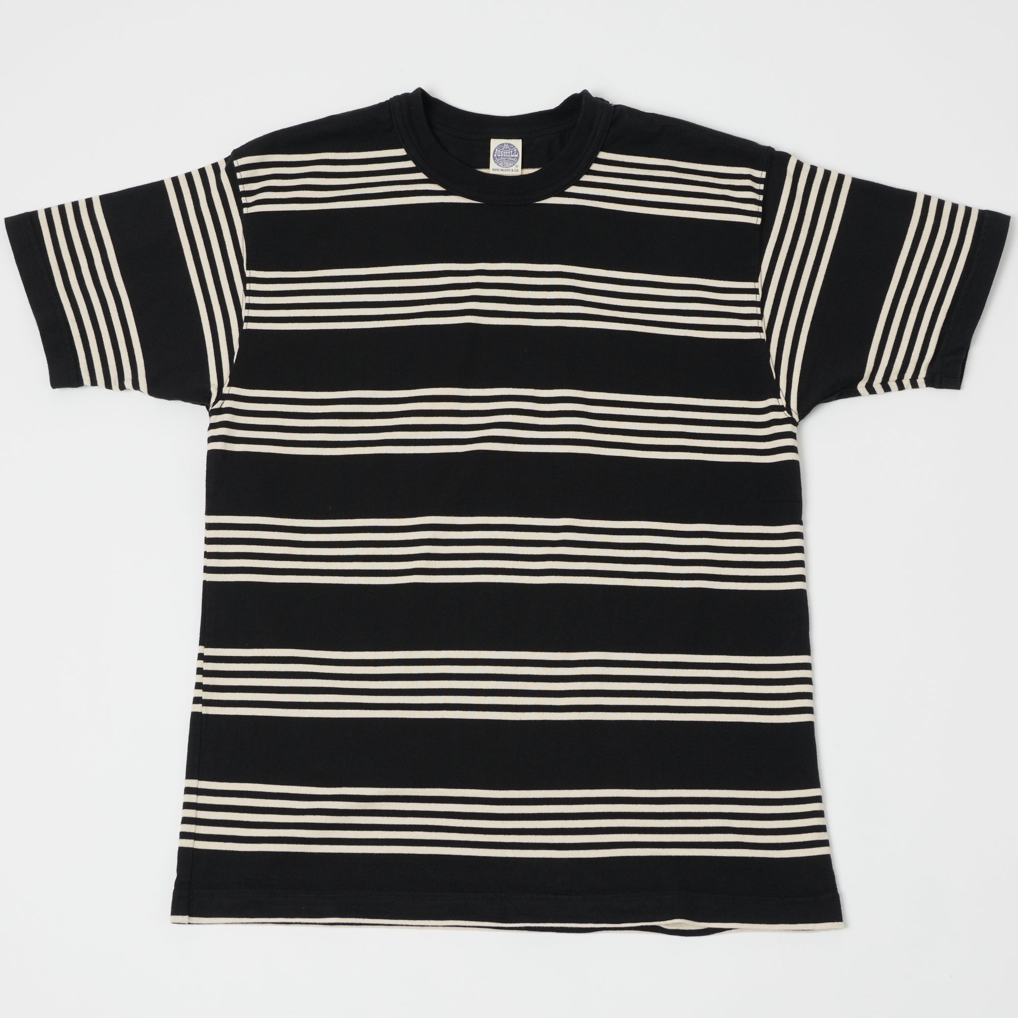 TOYS McCOY Multi Bordered T-Shirt - Ivory/Black