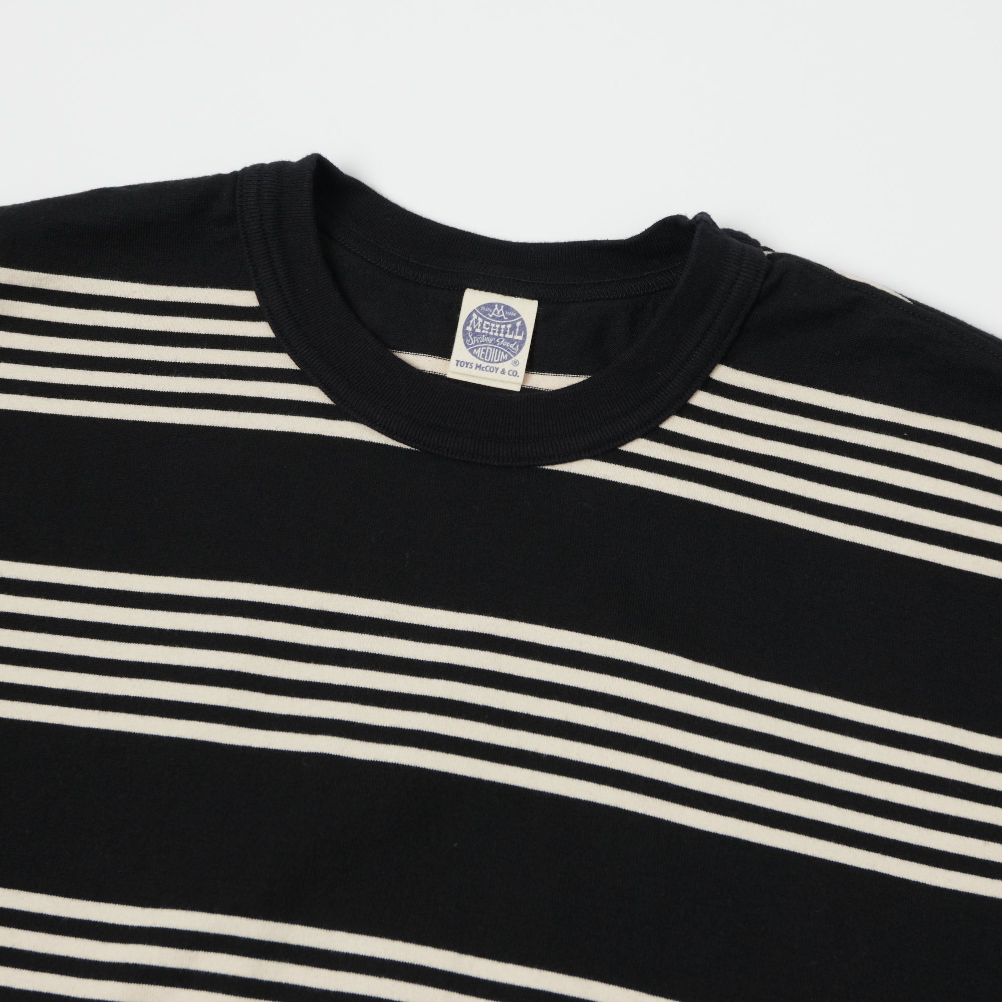 TOYS McCOY Multi Bordered T-Shirt - Ivory/Black