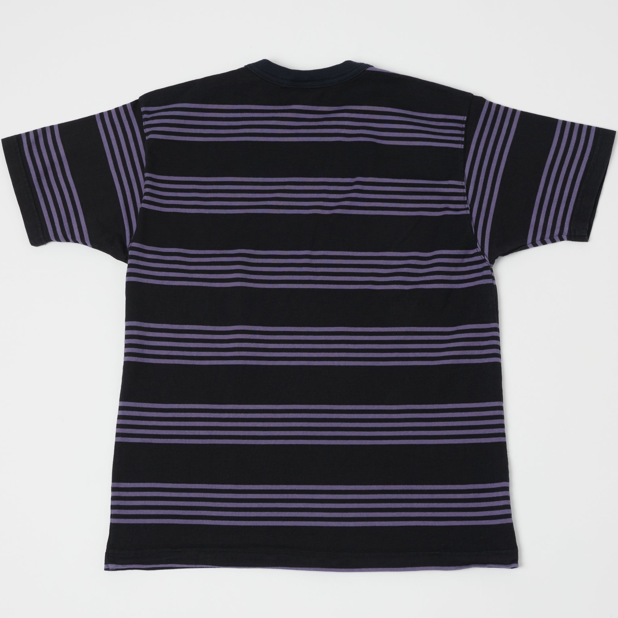 TOYS McCOY Multi Bordered T-Shirt - Purple/Black