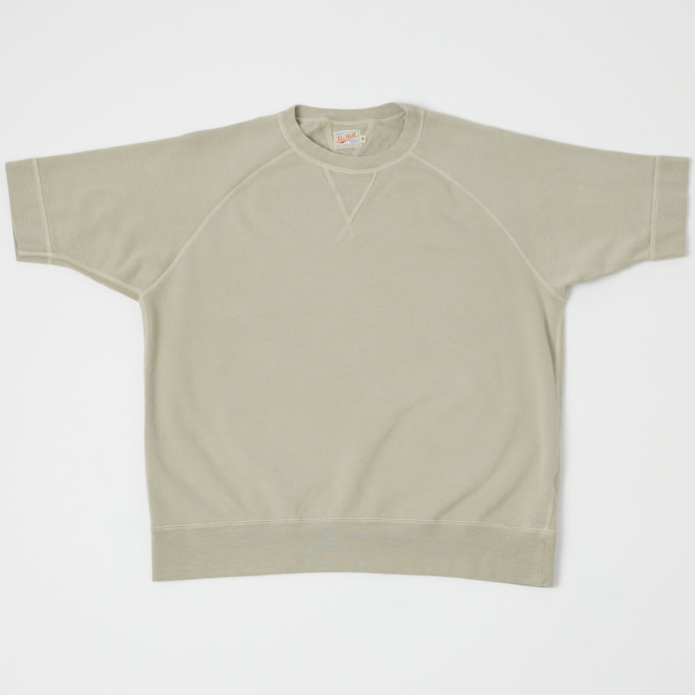 TOYS McCOY Short Sleeve Military Sweatshirt - Sand