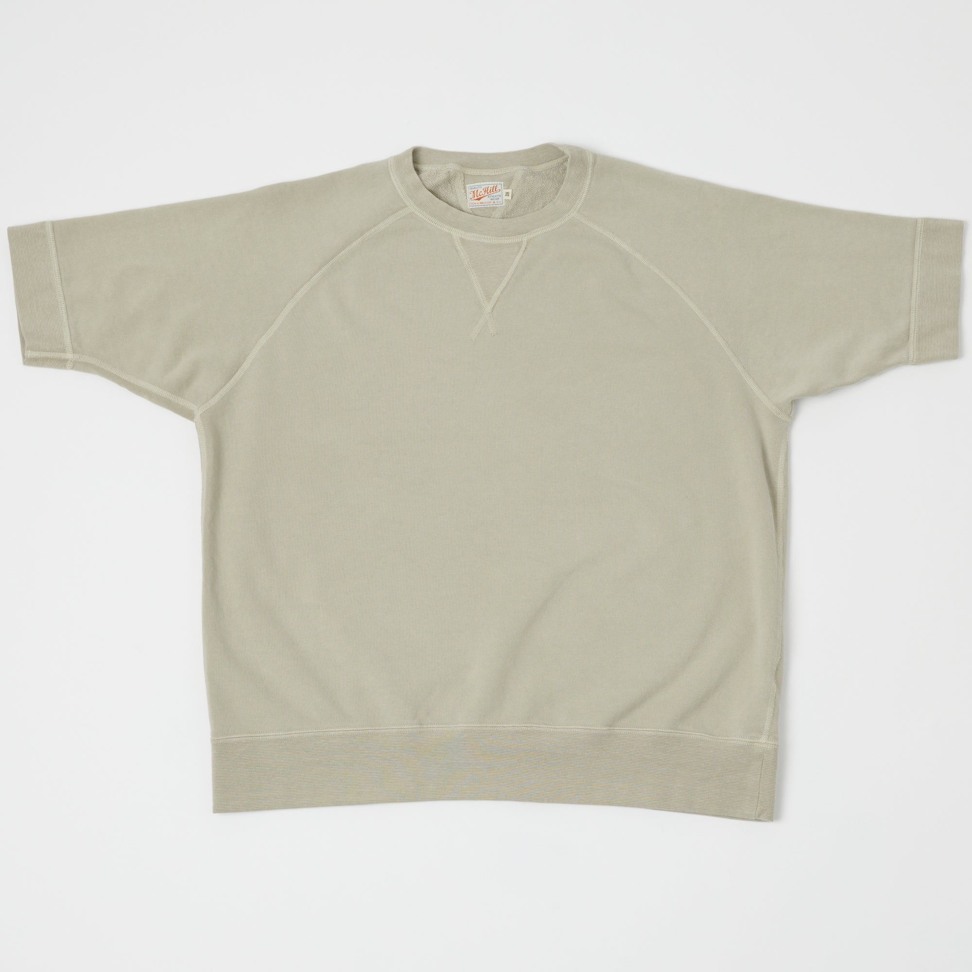 TOYS McCOY Short Sleeve Military Sweatshirt - Sand