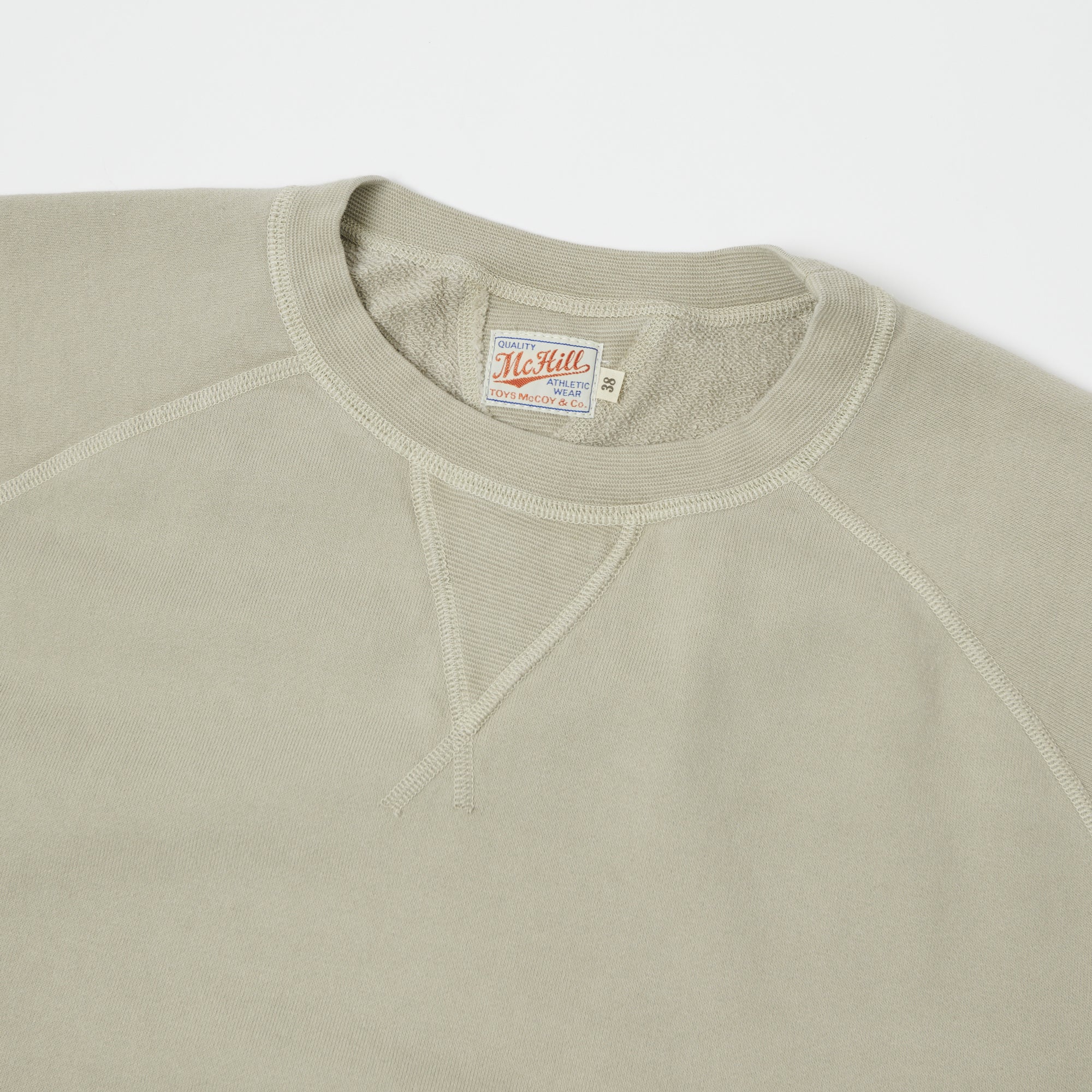 TOYS McCOY Short Sleeve Military Sweatshirt - Sand
