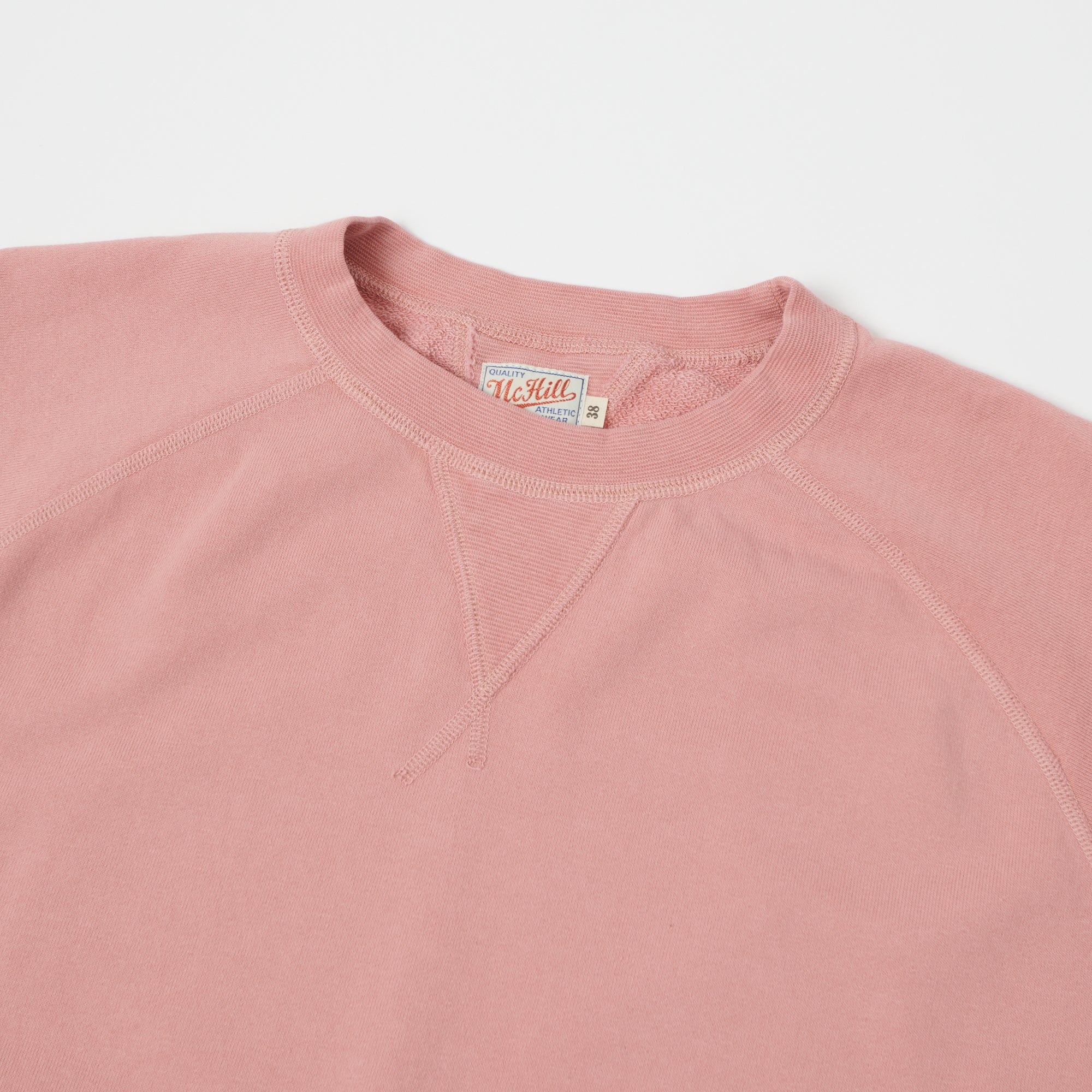 TOYS McCOY Short Sleeve Military Sweatshirt - Smoky Pink