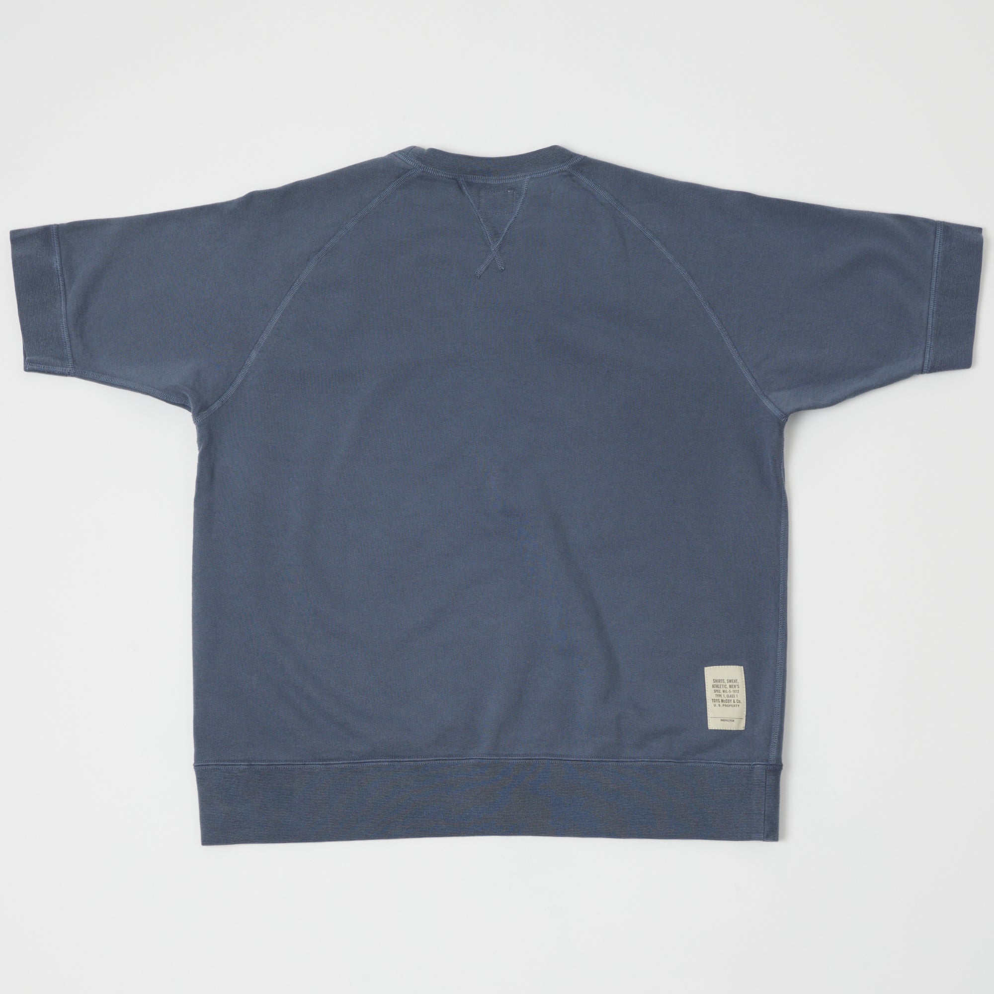 TOYS McCOY Short Sleeve Military Sweatshirt - Blue