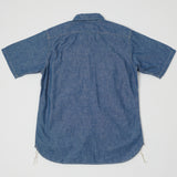 TOYS McCOY TMS2105 SS Chambray Work Shirt - Blue