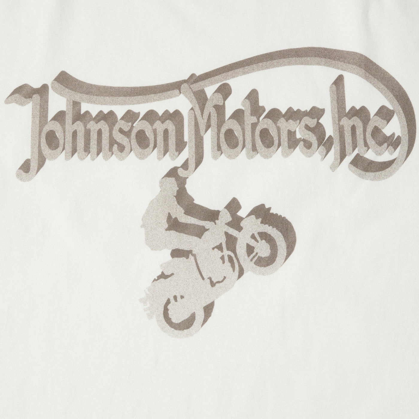 TOYS McCOY 'Johnson Motors, Inc.' T-Shirt - Off White